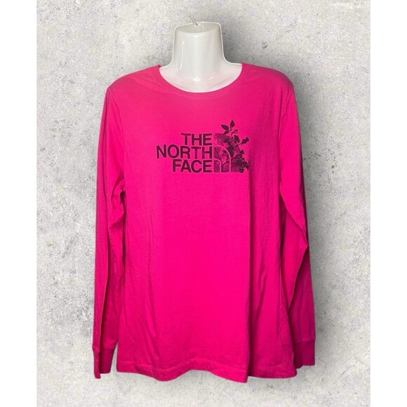 The North Face Link Floral Graphic Long Sleeve Tee Shirt Women’s Large - Picture 1 of 4